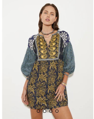 Boteh florimonde mini smock - boteh,