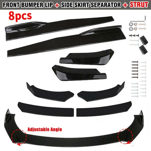 Front rear bumper lip spoiler - rear,