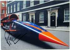 Land Speed Record: Signed Richard Noble, Bloodhound Mock-up in Downing Street