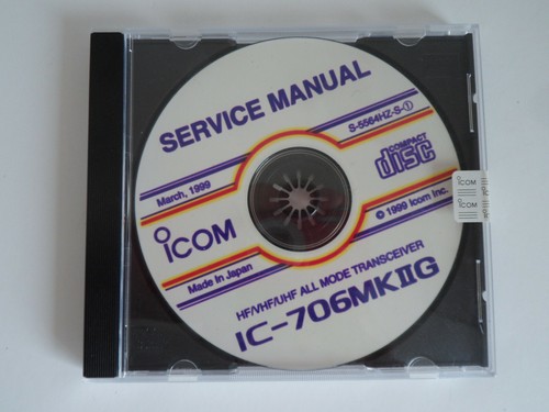 Icom 706 mk2g genuine service - icom-706,
