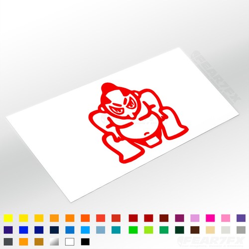 Angry sumo decal - sumo, for