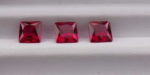 Natural red corundum - ruby, #8