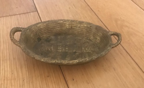 Vintage old antique brass bowl - antique,