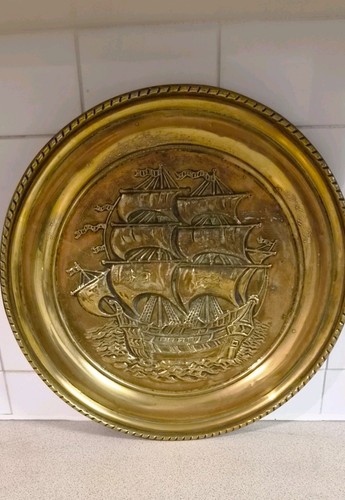 Vintage peerage brass wall - brass,