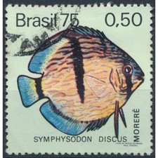 Freshwater Fishes: Discus Fish - Brazil 1975 - FH - SG 1543
