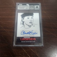 2025 Horror Legends Masterpieces Christine Elise Autograph Jeff Ward Sketch Card