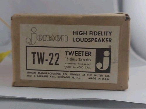 Jensen tweeter - jensen,