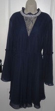 BNWT ASOS Navy Beaded Neck