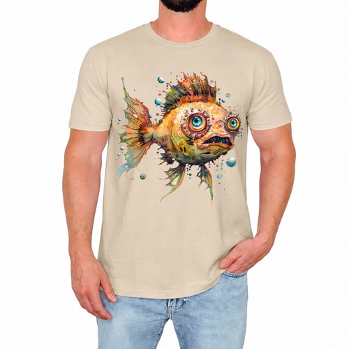 Weird fish mens shirt funny - fish, t-shirt