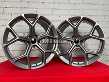 4X 19" RS6 C8 style Grey 5X112