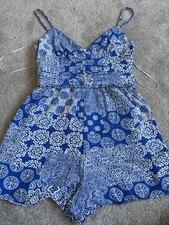 Ladies Zara Blue Playsuit