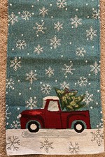 Red Pick-Up Truck Christmas