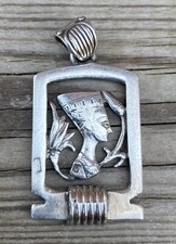 Vintage Egyptian 925 Silver Pendant 