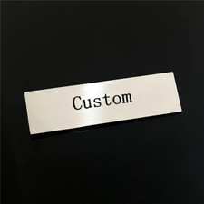 70x20mm Custom Name Brooch Pin