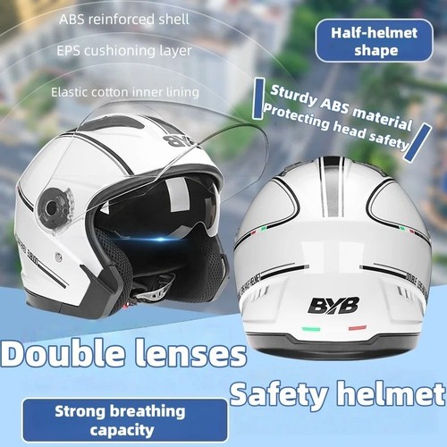 Open face scooter motorbike - face,
