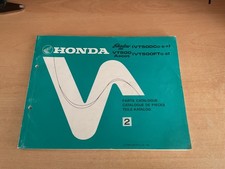 HONDA VT500C FACTORY PARTS BOOK