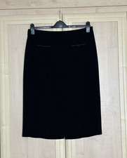 Steilmann Women's Black Smart Casual Lined Work Midi Skirt - Ladies Size UK 16