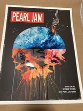 Pearl Jam Poster Ohana Festival Encore Meggs 2021 Eddie Vedder