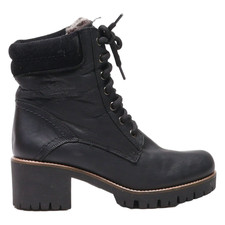 PANAMA JACK Lace-Up Boots Black Synthetic Womens UK 5