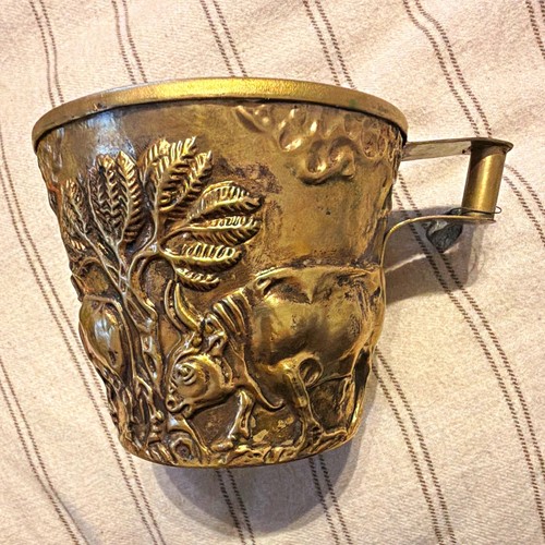 Vapheio gold plated cup - gold,
