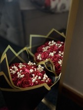 13 Count Red Forever Rose
