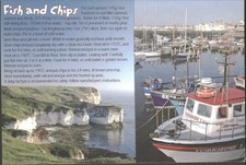 FISH AND CHIPS, Recipe, Yorkshire - Vintage POSTCARD