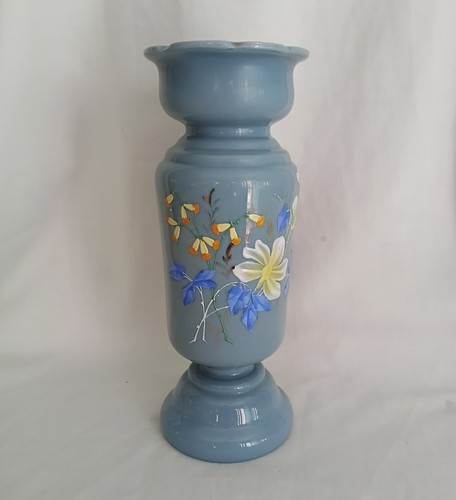 Antique victorian blue opaque - antique,