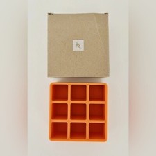 Nespresso Barista Ice Cube Tray, Color- Neon Orange