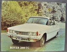 1968 Rover 2000 TC Sedan Sales Brochure Sheet Saloon Nice Original 68