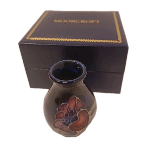 Moorcroft miniature vase - moorcroft,