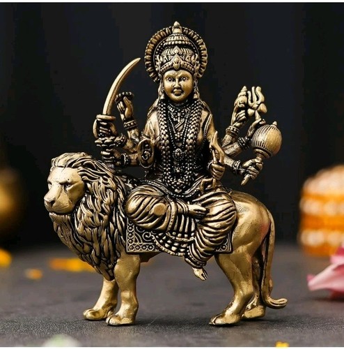 Brass maa durga idol - brass,
