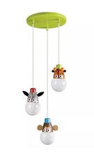 Philips Kids Animal Ceiling Pendant Lamp Light Monkey Zebra Giraffe Rare