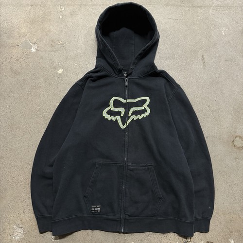 Mens fox racing black hoodie - fox,