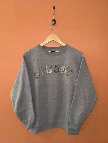 Vintage stussy sweatshirt - vintage, grey