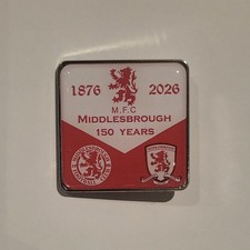 Middlesbrough M.F.C Celebrating 150 Years 1876 / 2026 Special Large 33mm Badge 