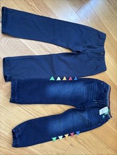 Boys Next Rainbow Dinosaur Stretch Jeans Age 6-7 And M&S 5-6 Chinos
