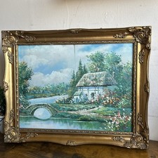 Vintage Ornate Framed Original