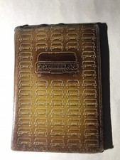 Vintage Soviet USSR Leather wallet for driving licence and documents-1970’s (C)