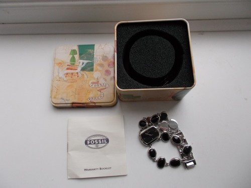 Ladies fossil blacked jewelled - fossil,