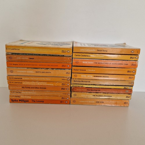 Vintage orange spine penguin - vintage,