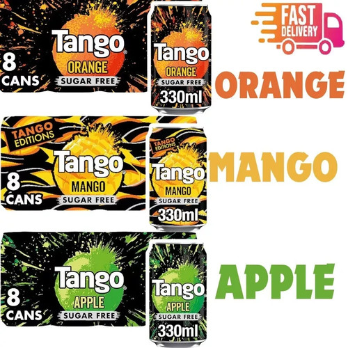 Tango sugar free cans - sugar, x