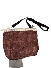 Handmade Brown Fabric Handbag