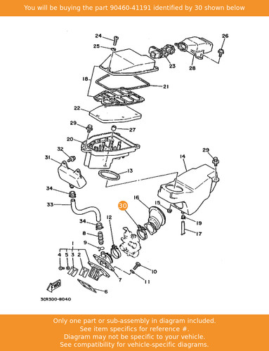 Yamaha clamp hose - clamp,,