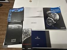 Seiko Watch Collectors Dealer Booklet Bundle Seiko Prospex Astron Automatic