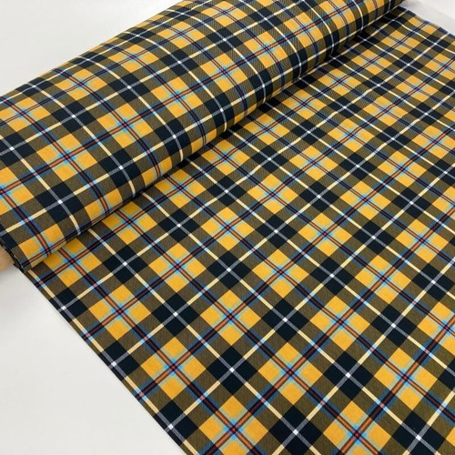 Cornish tartan cotton fabric - cornish,