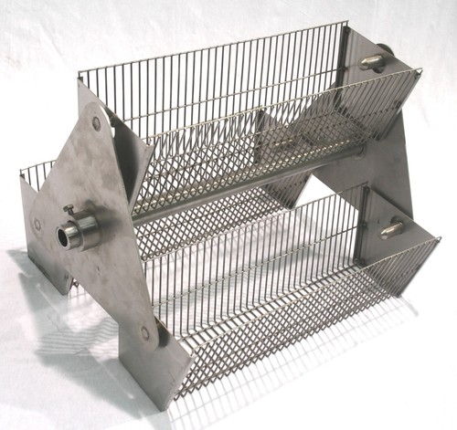 Stainless hog roast spit - stainless,