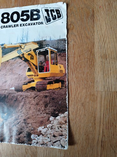 Jcb 805b brochure leaflet - jcb,