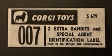 Corgi Toys 261 Envelope for 2
