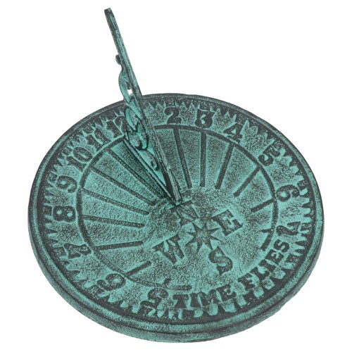 Cast iron sundial antique - iron, sun
