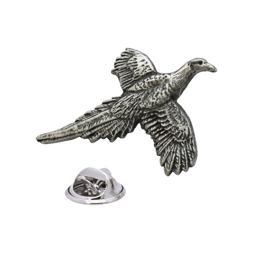 English made pewter pheasant - made,